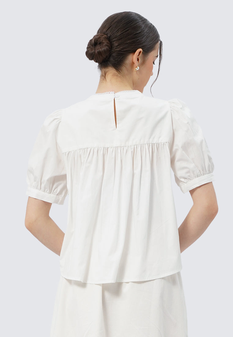 Balloon Sleeves Blouse