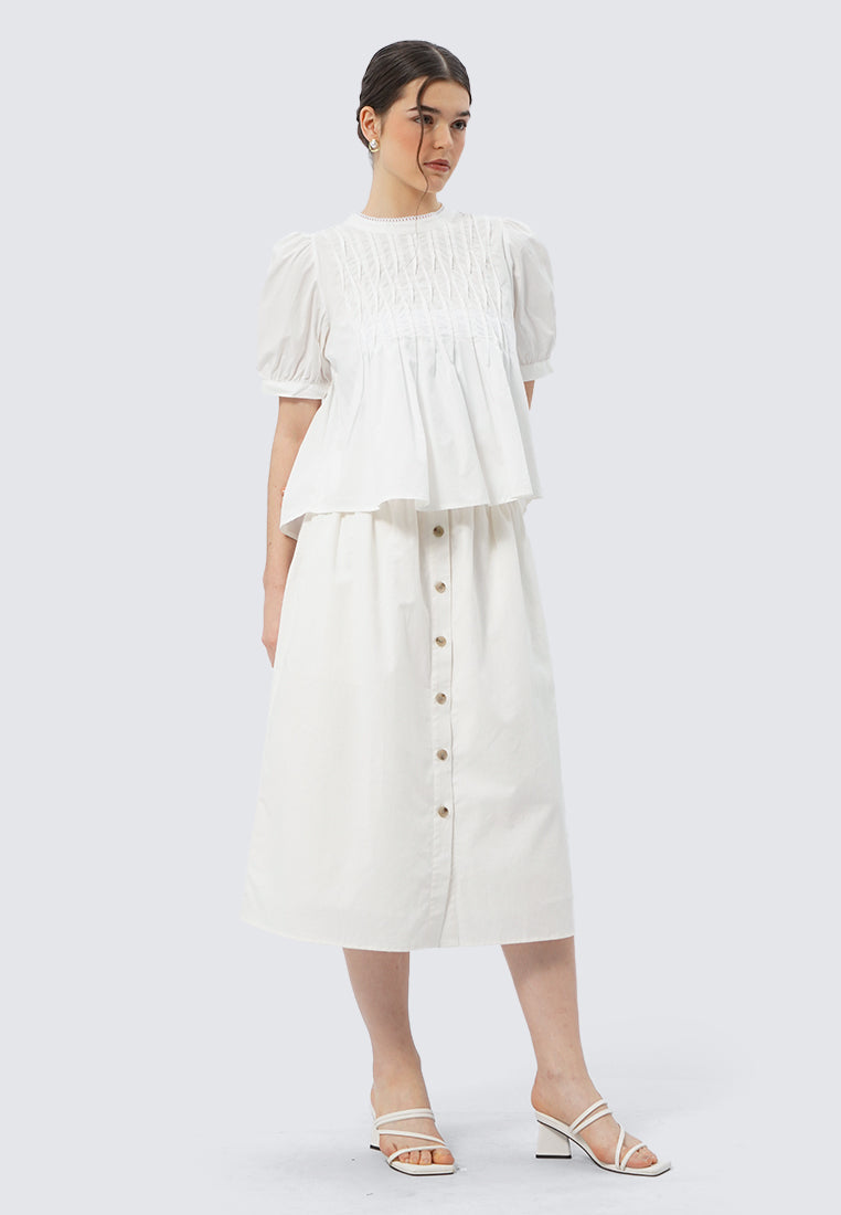 Balloon Sleeves Blouse
