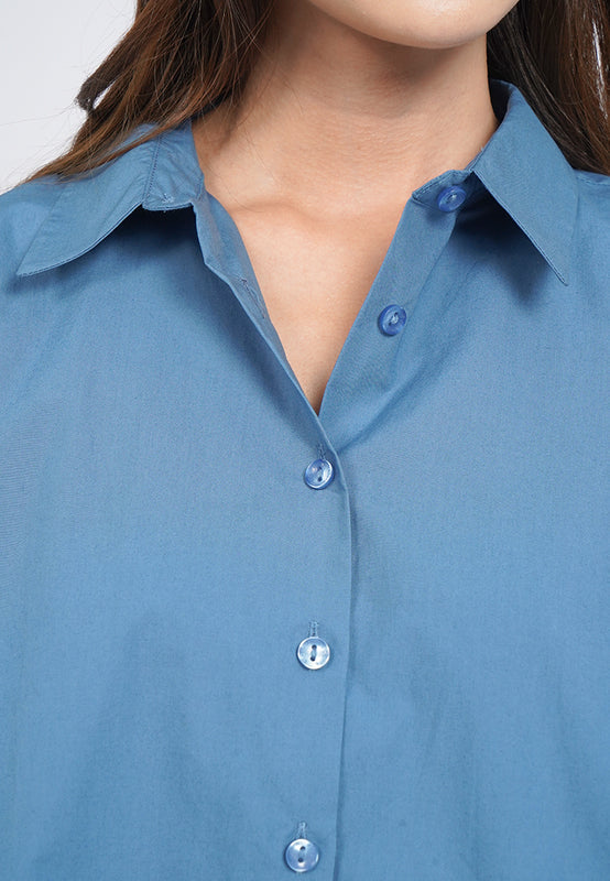 Flowy Short Sleeve Blouse