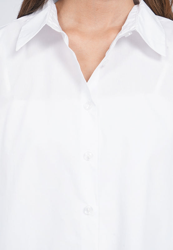 Flowy Short Sleeve Blouse