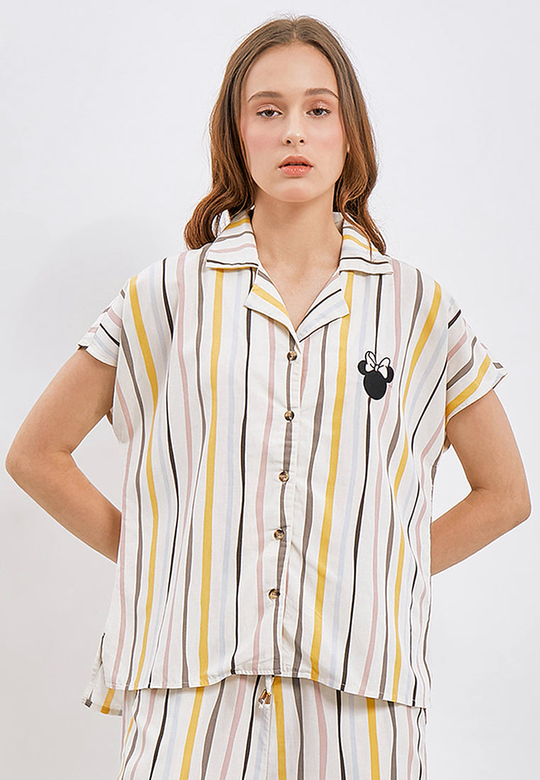 Minnie Striped Lounge Top