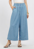 Wide Leg Denim Pants