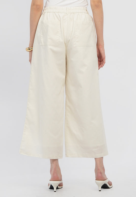Regular Fit Linen Cullotes