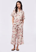Printed Lounge Pants with Drawstring Waist
