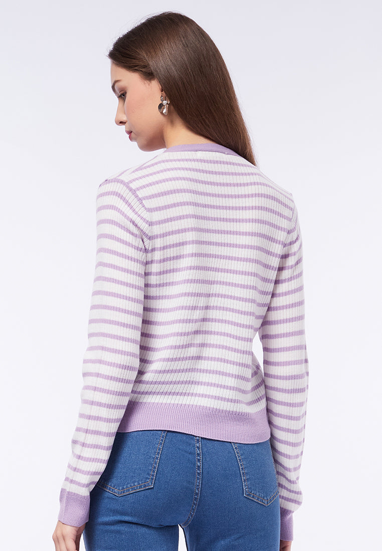 Long Sleeve Printed Cardigan