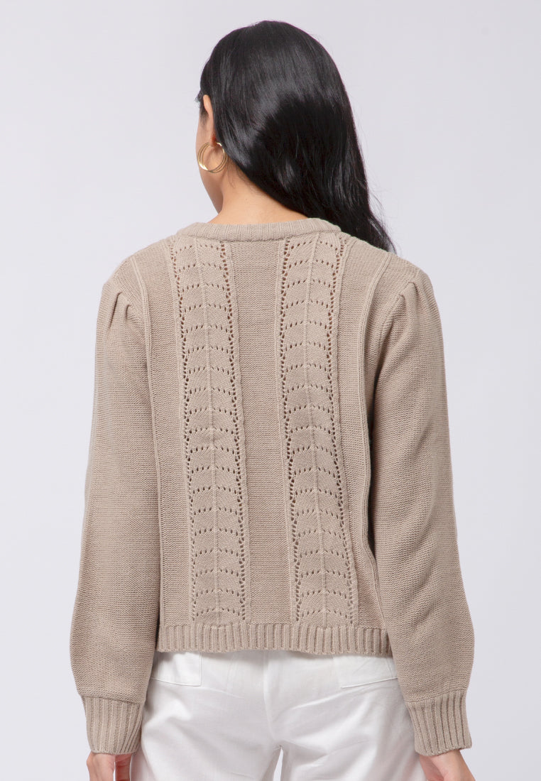 Long Sleeve Textured Cardigan
