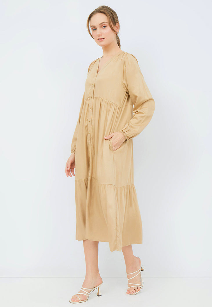 Midi Tiered Dress