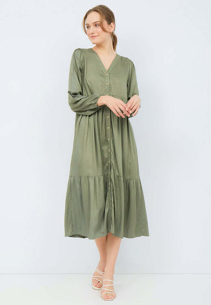 Midi Tiered Dress