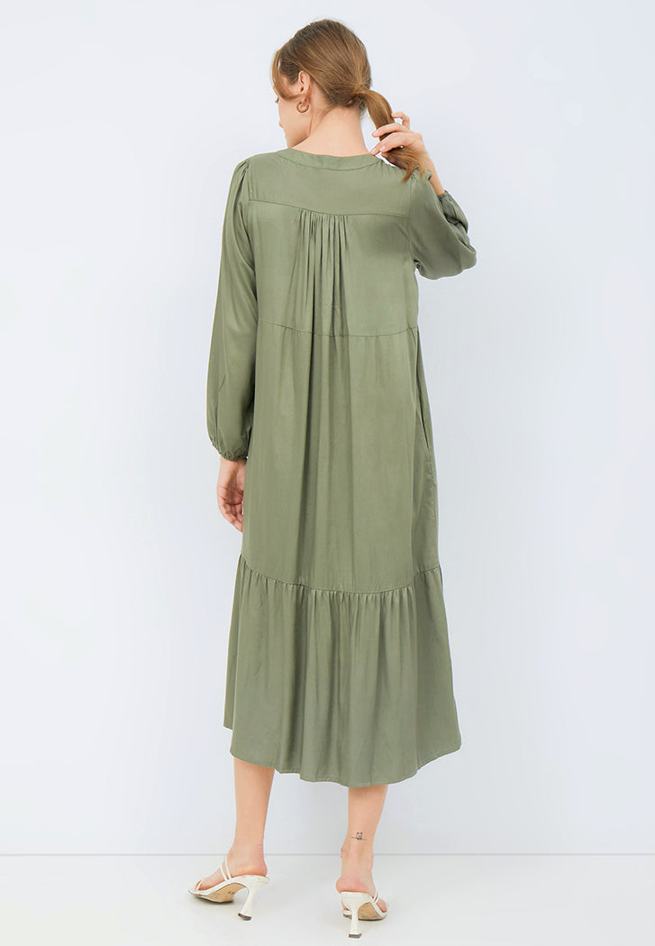 Midi Tiered Dress