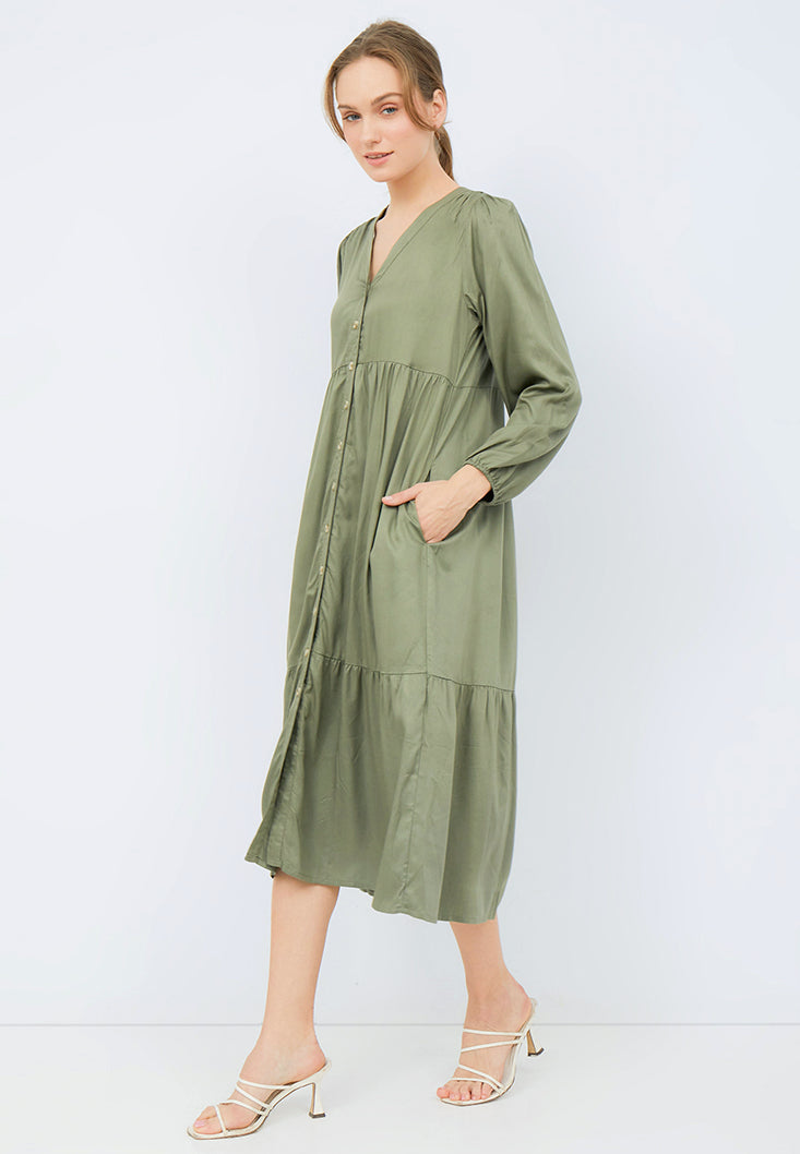 Midi Tiered Dress