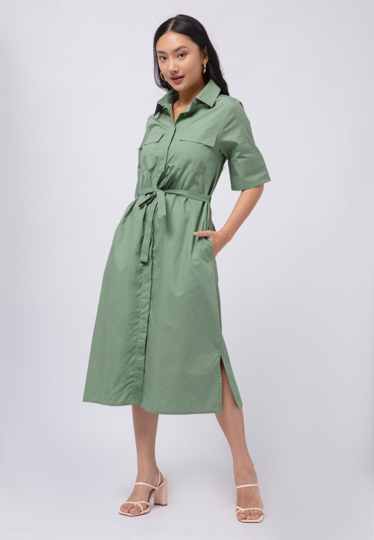 Midi Shirt Dress
