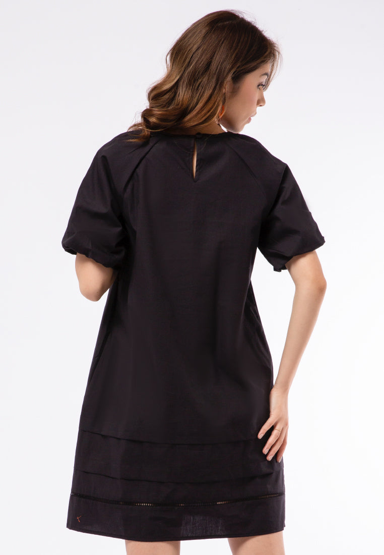 Puff Sleeve Short Dress
