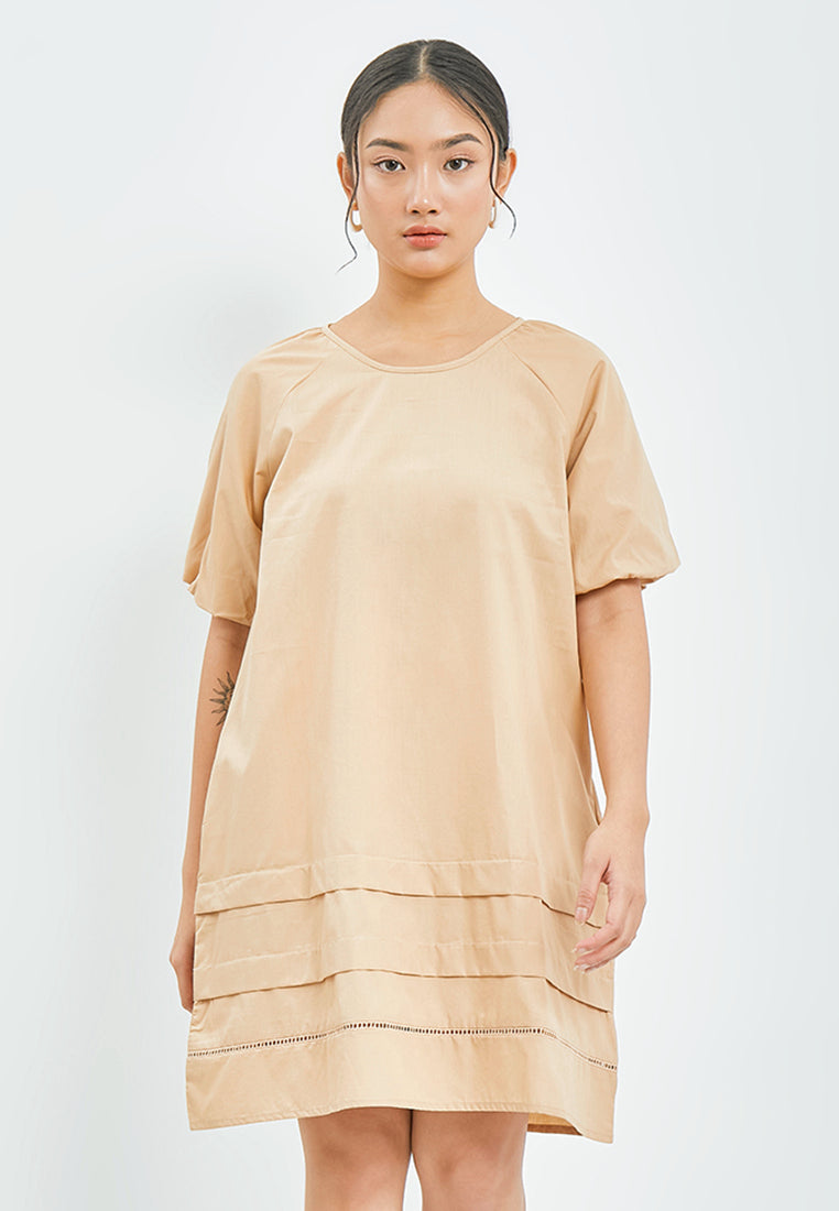 Short Dress with Tiered Details