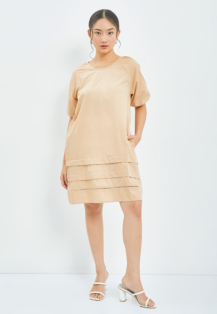 Short Dress with Tiered Details