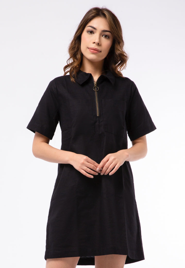 Shirt Dress with Front Pocket