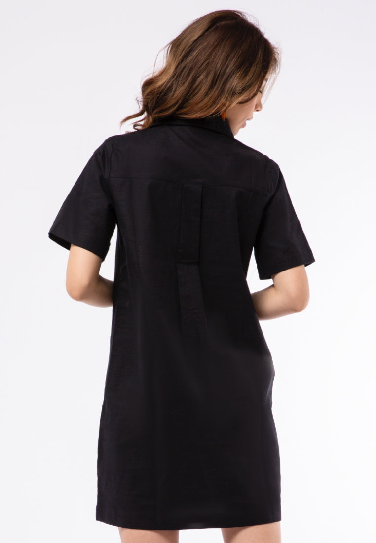 Shirt Dress with Front Pocket