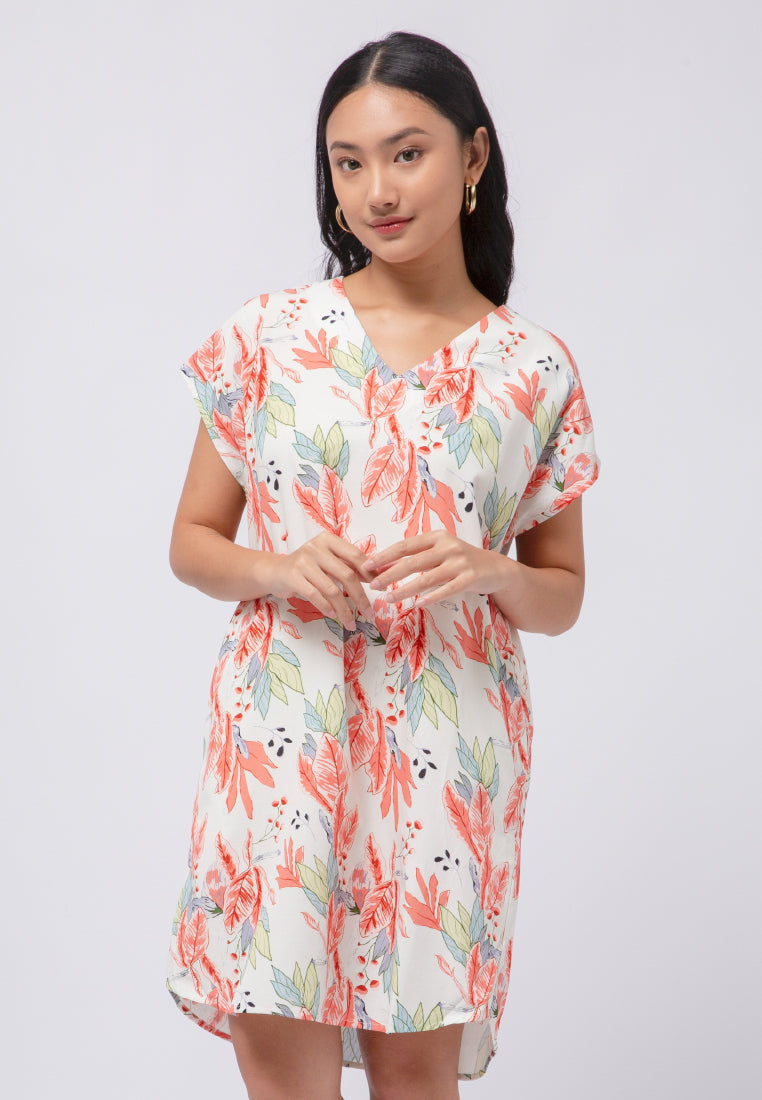 Printed Short Lounge Dress