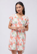 Printed Short Lounge Dress