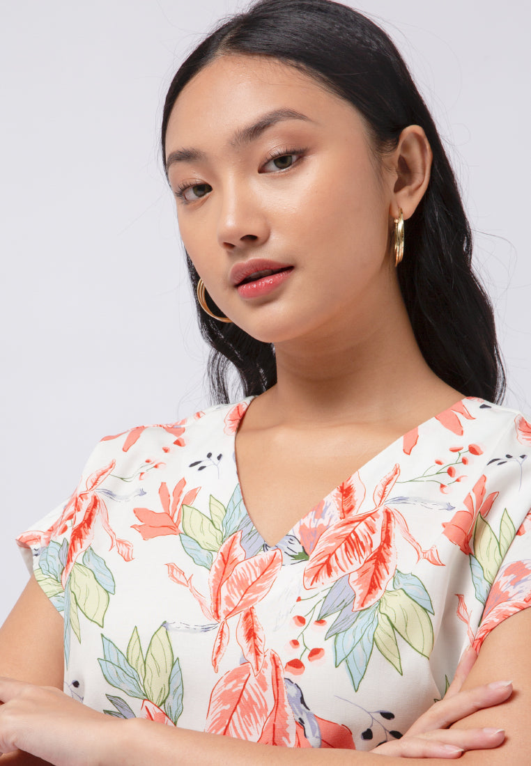 Printed Short Lounge Dress