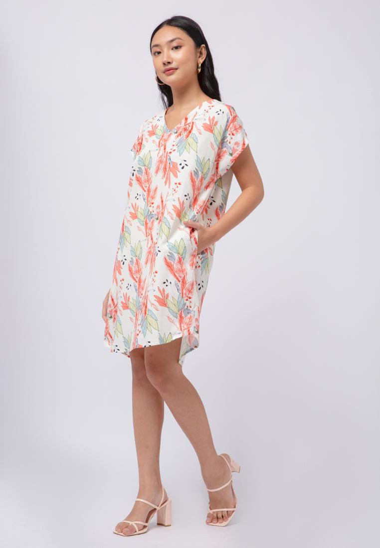 Printed Short Lounge Dress