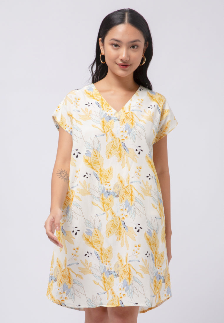 Printed Short Lounge Dress