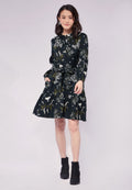Printed Tier Mini Dress
