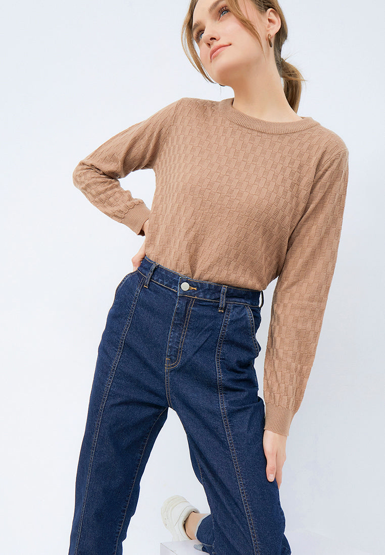 Fitted Denim Pants
