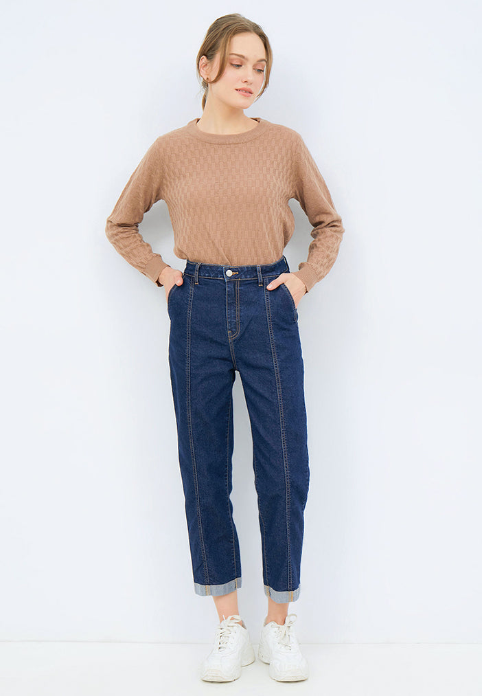 Fitted Denim Pants