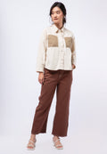 High Waist Wide Leg Denim Pants