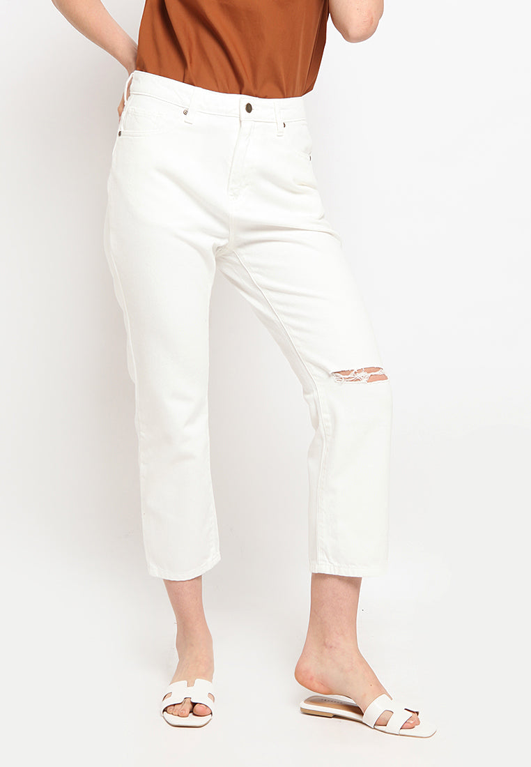 Crop Denim Pants