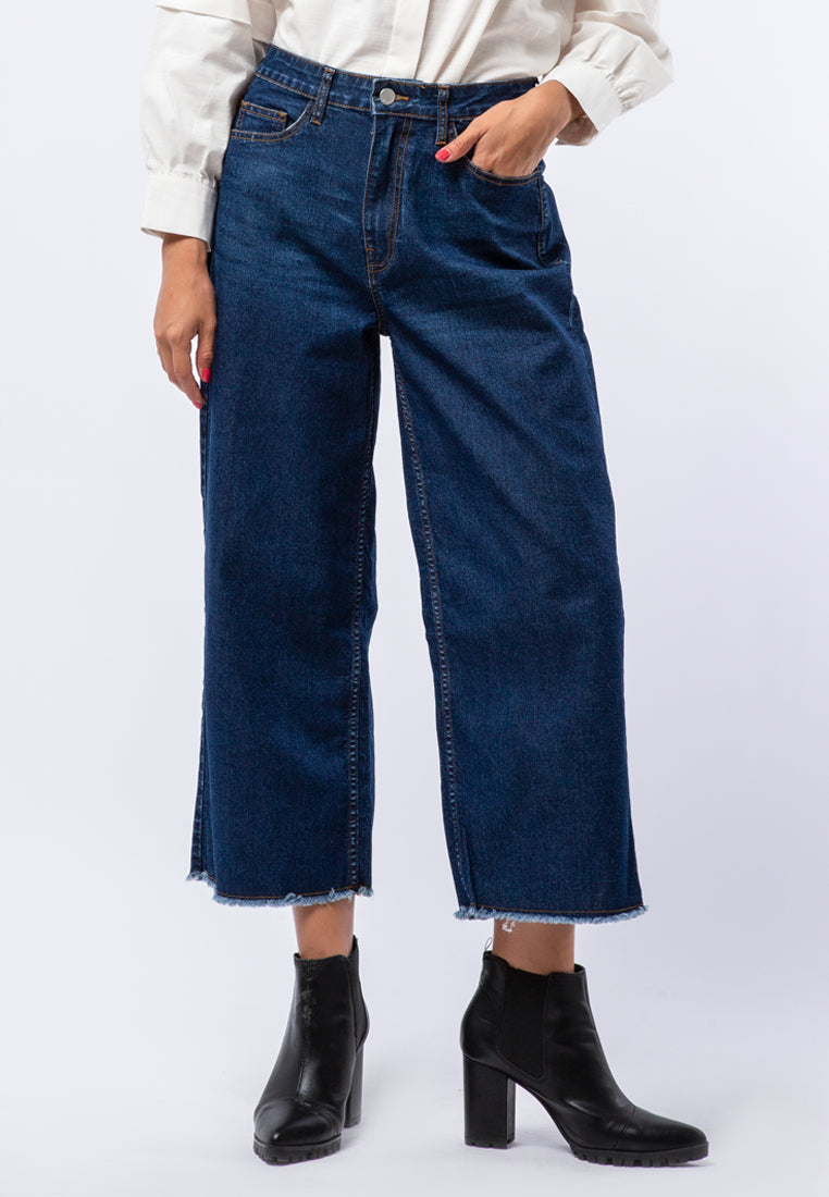 Highwaist Straight Denim Pants