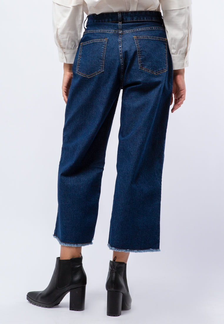 Highwaist Straight Denim Pants