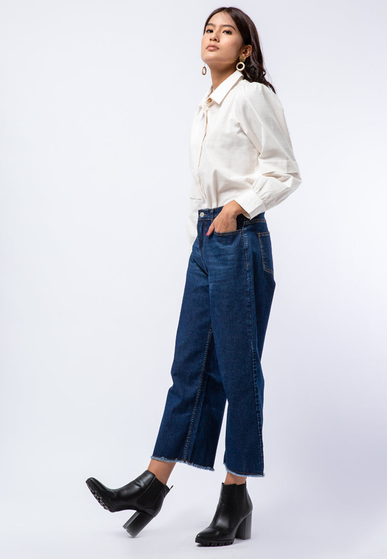 Highwaist Straight Denim Pants