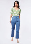 Mid Rise Ankle Length Denim