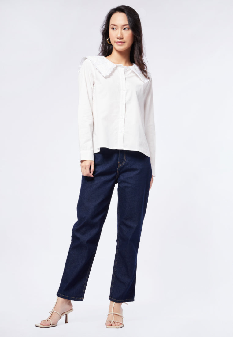 Mid Rise Ankle Length Denim