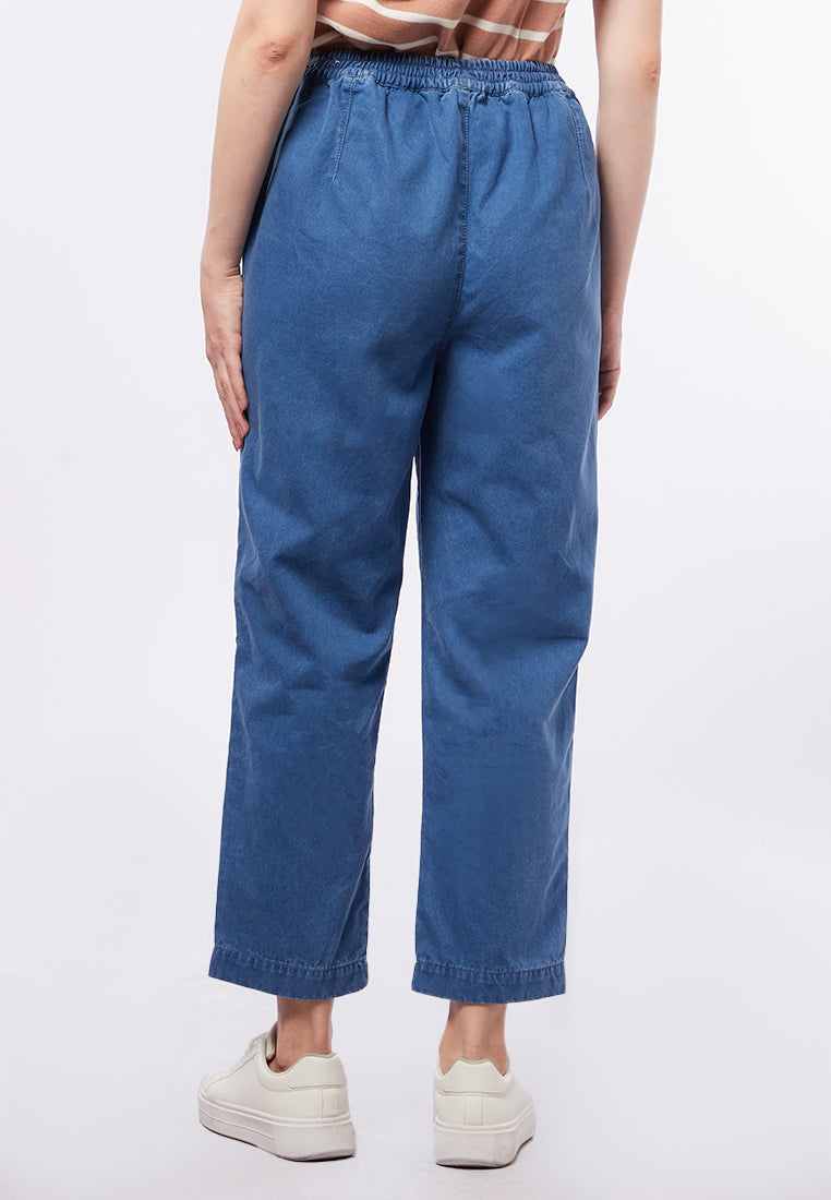 Tapered Fit Denim Pants