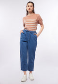 Tapered Fit Denim Pants