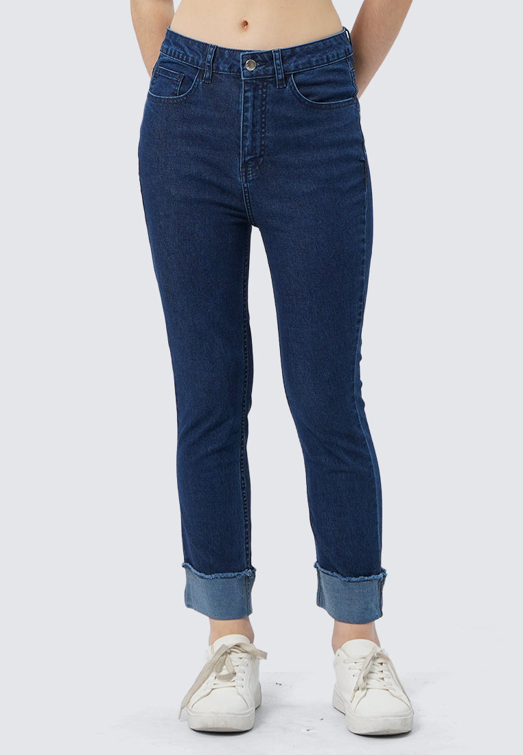Rolled Up Denim Pants