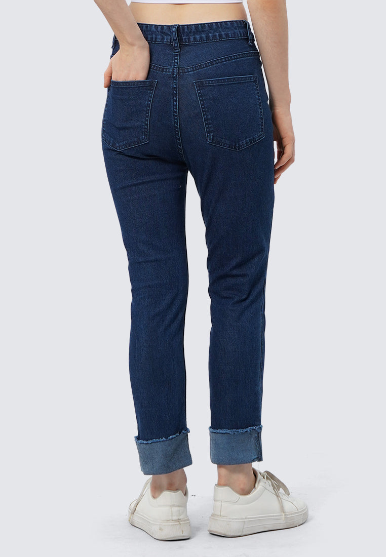 Rolled Up Denim Pants