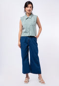 Wide Leg Denim Pants