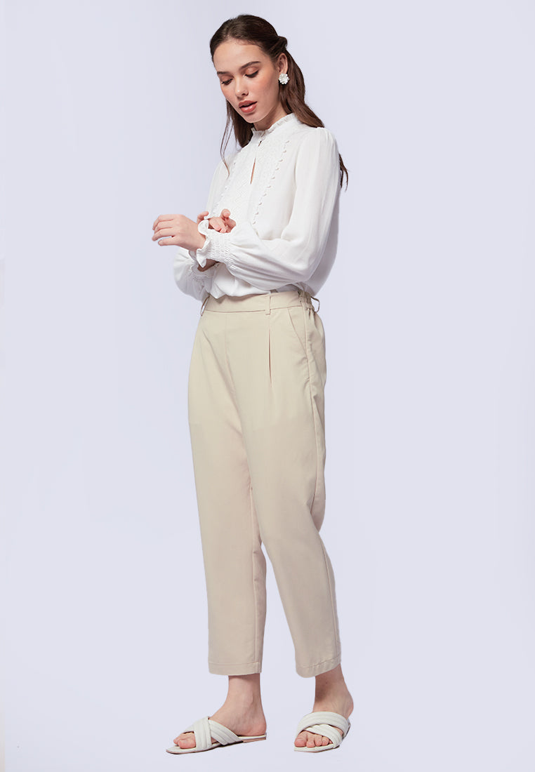 High Waist Ankle Length Pants