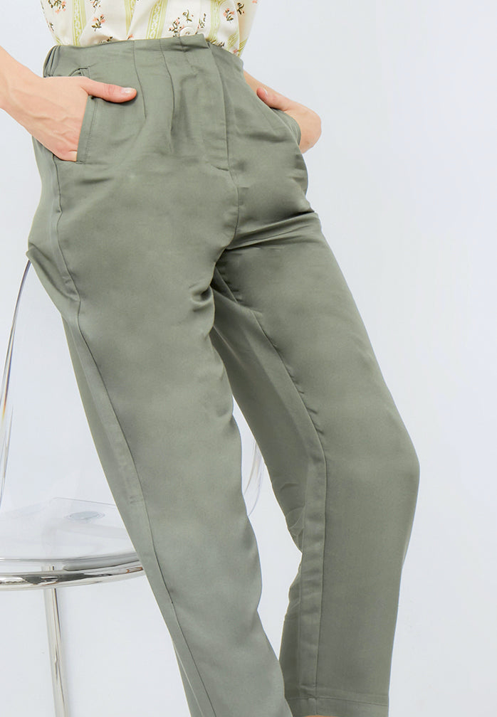 High Waist Tapered Pants
