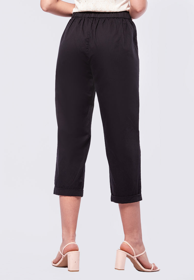 High Waist Straight Fit Pants