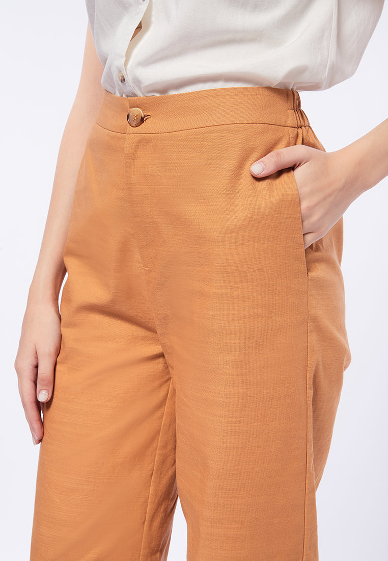 Regular Fit Cropped Pants