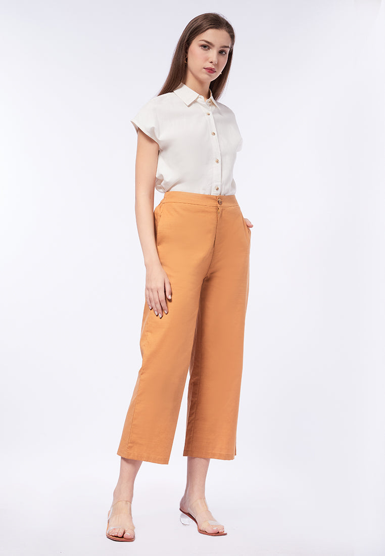 Regular Fit Cropped Pants