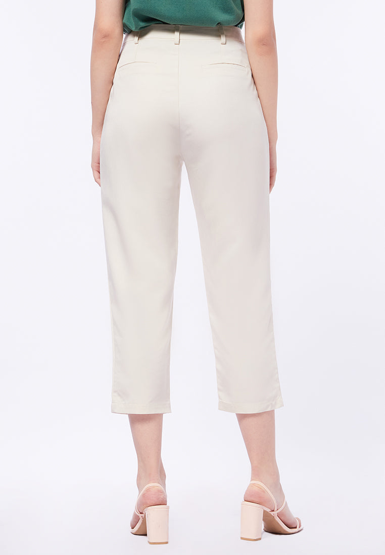 High Waist Tapered Fit Long Pants