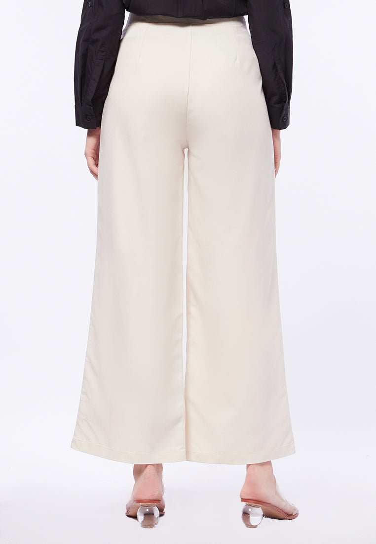 High Waist Straight Long Pants
