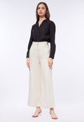 High Waist Straight Long Pants
