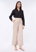 High Waist Straight Long Pants