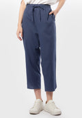 Tapered Long Pants with Drawstring